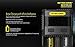 Nitecore SC2 Superb Charger 3A Quick Charge Bundle with EASTSHINE EB182 Battery Organizer