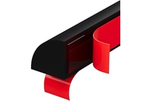 VallisCo Flexible Quarter Round Trim Molding, 118 Inch Black Peel and Stick Silicone Edge Trim for Wall, Floor, Cabinet, Countertop, Backsplash – Self Adhesive Molding for Corners and Baseboards