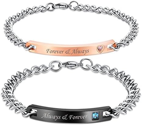 Linni Bracelets,Jewelry Titanium Steel Bracelet,Best Idea Gifts for Couple,Anniversary Present
