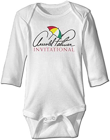 White Arnold Palmer Funny Toddler Long Sleeve Nursling Baby Costume