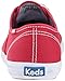 Keds Women's Champion Original Canvas Lace-Up Sneaker, Red, 7 M US