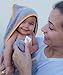 Hooded Baby Towel for Bath & Shower-100% Bamboo Baby Hooded Towel, with Bonus Washcloth for Boy or Girl, Newborn/Toddler | Baby Hooded Towel-Soft, Absorbent & Hypoallergenic for Sensitive Skin