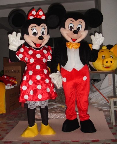 Mickey Mouse cartoon Character Costume(Two pieces)