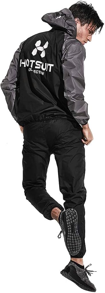 HOTSUIT Sauna Suit for Men Sweat Sauna Jacket Pant Gym Workout Sweat Suits : Clothing