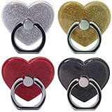 Feimeng Phone Ring Stand Holder,4-Pack Heart