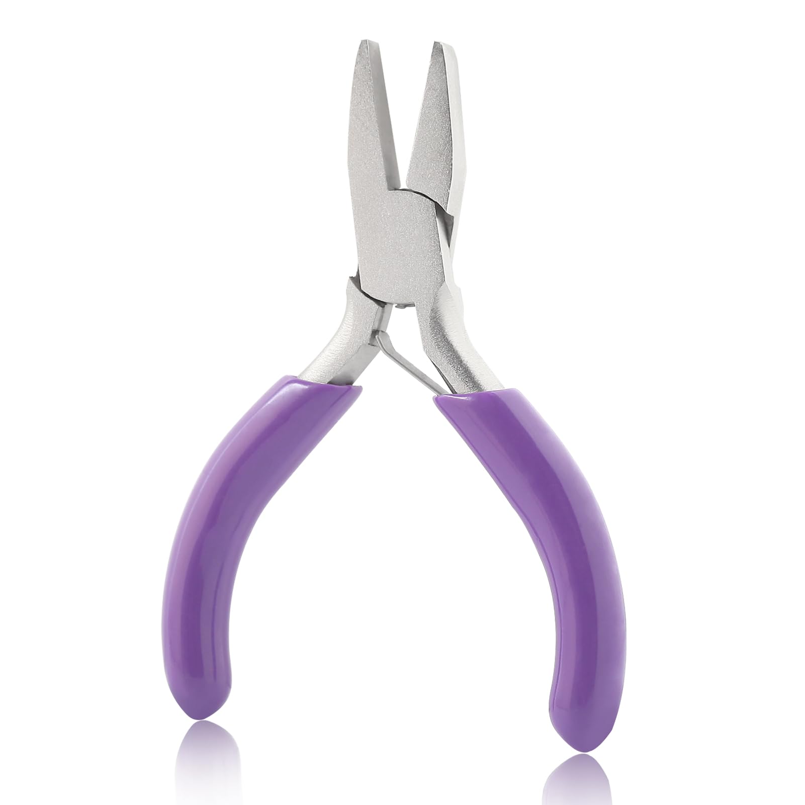 GOLD DEER Mini Flat Nose Pliers 3 Inches Duckbill Pliers Miniature Pocket Plier Mini Precision Pliers for Jewelry Making Bending Wire Small Object Gripping DIY Craft Hobby Supplies