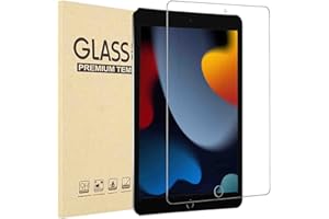 Screen Protector for iPad 9th/8th/7th Generation (2021/2020/2019,10.2 inch),9H Hardness Tempered Glass Flim Scratch-Resistant