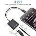 VAMASS 3.5 mm Headphone Jack Adapter, 2 in 1 Headphone Adapter with 12W 2.4A Fast Charge, Hi-fi Audio Earphone Adapter, Support Remote Control & Phone Call, Compatible with iPhone X/8/8Plus/7/7Plus