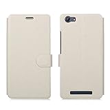 BLU Energy X LTE case, KuGi ® BLU Energy X LTE case - BW style High quality ultra-thin PU Leather Case for BLU Energy X LTE smartphone (White)