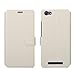 BLU Energy X LTE case, KuGi ® BLU Energy X LTE case - BW style High quality ultra-thin PU Leather Case for BLU Energy X LTE smartphone (White)