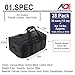AO Coolers AOCRSNGBK 38 Pack Carbon Stow-N-Go Cooler - Black