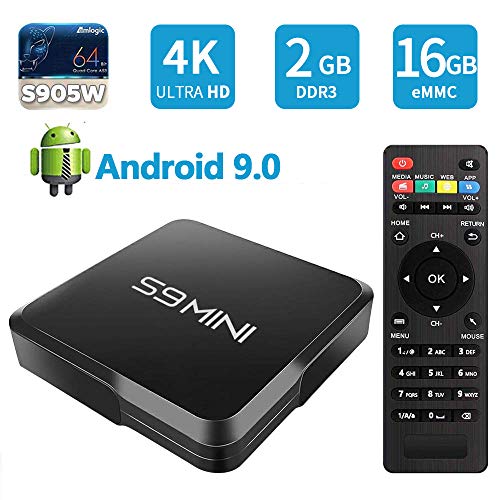 SUNNZO-S9mini-Android-90-OS-TV-Box-con-Procesador-Amlogic-S905W-Quad-Core-de-64-bits-2GB-RAM16GB-ROM4K-HDH265-216GB