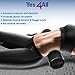Yes4All High Density Foam Roller for Back, Variety of Sizes & Colors for Yoga, Pilates - Black - 24 Inches