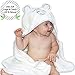 Liname Organic Bamboo Hooded Baby Towel Ultra Soft, Thick & Extra Absorbent - Extra Large Bath Towel for Infants & Toddlers - Keeps Your Baby Warm & Cosy (Mouse)
