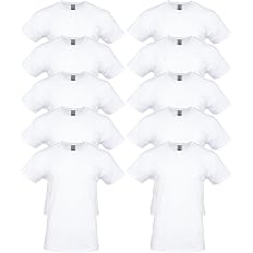 Gildan Men's Heavy Cotton T-Shirt, Style G5000, 10-Pack
