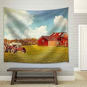 Farm - Fabric Wall Tapestry Home Decor - 51x60 inches