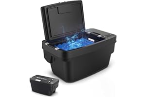 ACOPOWER TesFridge 35 Quarts Car Refrigerator for Tesla Model Y, 12V Portable Fridge Compressor Cooler, -4°F to 68°F, for Outdoor, Travel, Camping, Picnic