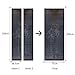 Fymural 3D Door Wall Mural Wallpaper Stickers-Old Wooden Door Self-Adhesive Vinyl Removable Art Door Decals 30.3x78.7