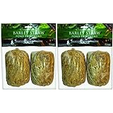 Summit 125 Clear-Water Barley Straw Bales, Treats up to 1000-Gallon, 2 Packs of 2- 4 total