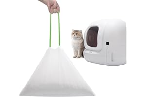 PETOCAT Cat Litter Bags Liners for PET KIT PuraX/Meo*Want, 67 Count Drawstring Smart Self-Cleaning Box Bags Replacement Cat Waste Drawer Bags, Leak-proof Disposable Pet Kitty Poop Bag Trash Bag 21" * 15.7"