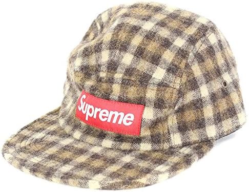 supreme plaid camp cap