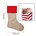 16 Inches Tall Christmas Stockings Gift Bags for Xmas Decorations, Pack of 4