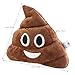 BESTOMZ Poop Plush Pillow Round Cushion Toy, 35 x 35 x 10 cm (Smile poop)