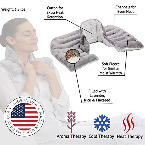 Heating Pad Solutions Neck Buddy Plus Lavender Heating Pads for