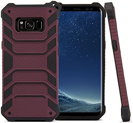 Samsung Galaxy S8 Case, Zenmay Spider Series Lanyard 2 in 1 Dual Layer Shockproof Scratch-Resistant Case