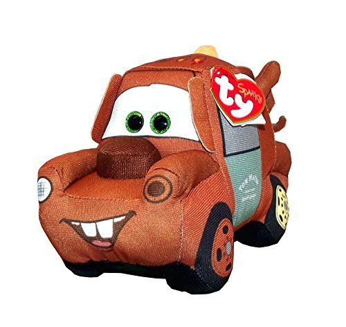 Disney pixar cars 3 mater ty plush toy, 5 x 4 x 7.5 inc…