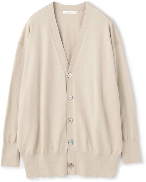Amazon ギャルリー ヴィー コットン カシミヤ Vネック カーディガン レディース S 9号 13 ライトグレー カーディガン ボレロ 通販