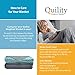 Quility Premium Adult Weighted Blanket & Removable Cover | 20 lbs | 60