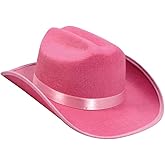 Rhode Island Novelty Child Sized Felt Cowboy Hat Pink, 1 per Order