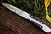 DKC Knives (16 5/18) Sale DKC-37-BH Victorian Damascus Folding Pocket Knife Buffalo Horn 7.75