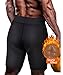 Ursexyly Mens Tights Neoprene Casual Shorts Workout Fashion Comfy Gym Training Bodybuilding Exercise Quick Dry Pant (Black Sauna Pant, 3XL)