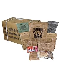 MREs (Meals Ready-to-Eat) caja A, menús militares originales de EE. UU. 1-12 de Rothco