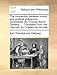 The Connection Between Moral and Political Philosophy, Considered. by Charles Baron Dalberg. ... Translated from the German, by Charles de Hinuber. Ka