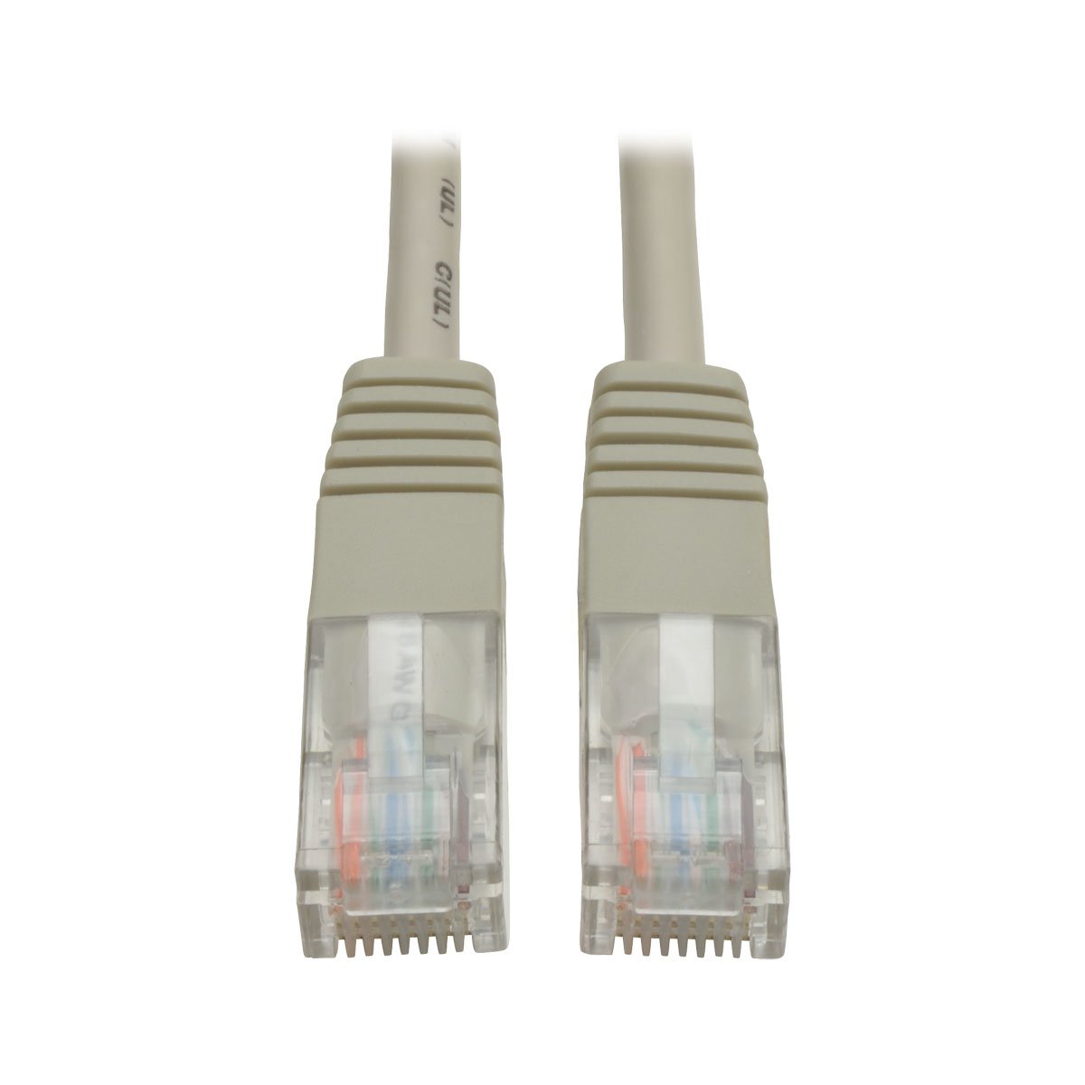 Tripp Lite 15.24 m Cat5e / Cat5 350 MHz Snagless Molded UTP Patch Cable RJ45 M/M Grey (N002-050-GY)