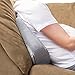 Dr.Flink Maternity Wedge Cushion Pillow - for Baby, or Pregnancy - Heartburn, Acid Reflux,Supports Body, Belly, Back, Knees, Leg, Relieve Pressure, Numbness, Nerve Pain, Slant Pillows Support