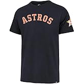 '47 MLB Men's Franklin Fieldhouse Garment Washed Embroidered Wordmark Logo T-Shirt