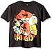 Angry Birds Boys' Little Boys' Short Sleeve T-Shirt Shirt, Black, Medium/5/6