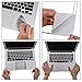 ChasBete Palm Rest Cover Sticker Skin for MacBook Air 13 Inch with Trackpad Color Silver Body Protective Film (A1369/A1466)