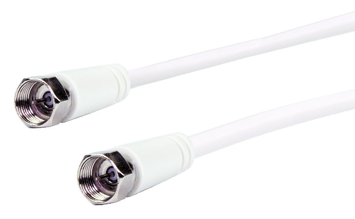 Schwaiger KVCHQ150532 Satellite cable 90 dB 15 M F Plug to F Plug White