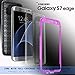 COVRWARE Galaxy S7 Edge [Aegis Series] + Full-Coverage Screen Protector, Heavy Duty Rugged Full-Body Armor Holster Case [Belt Swivel Clip][Kickstand] For Samsung Galaxy S7 Edge, Magenta