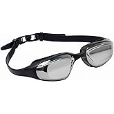 OYIYANO UV Protection Swim Goggles Anti-fog Adjustable Comfortable Eyewear For Man Women Mirrored Lens