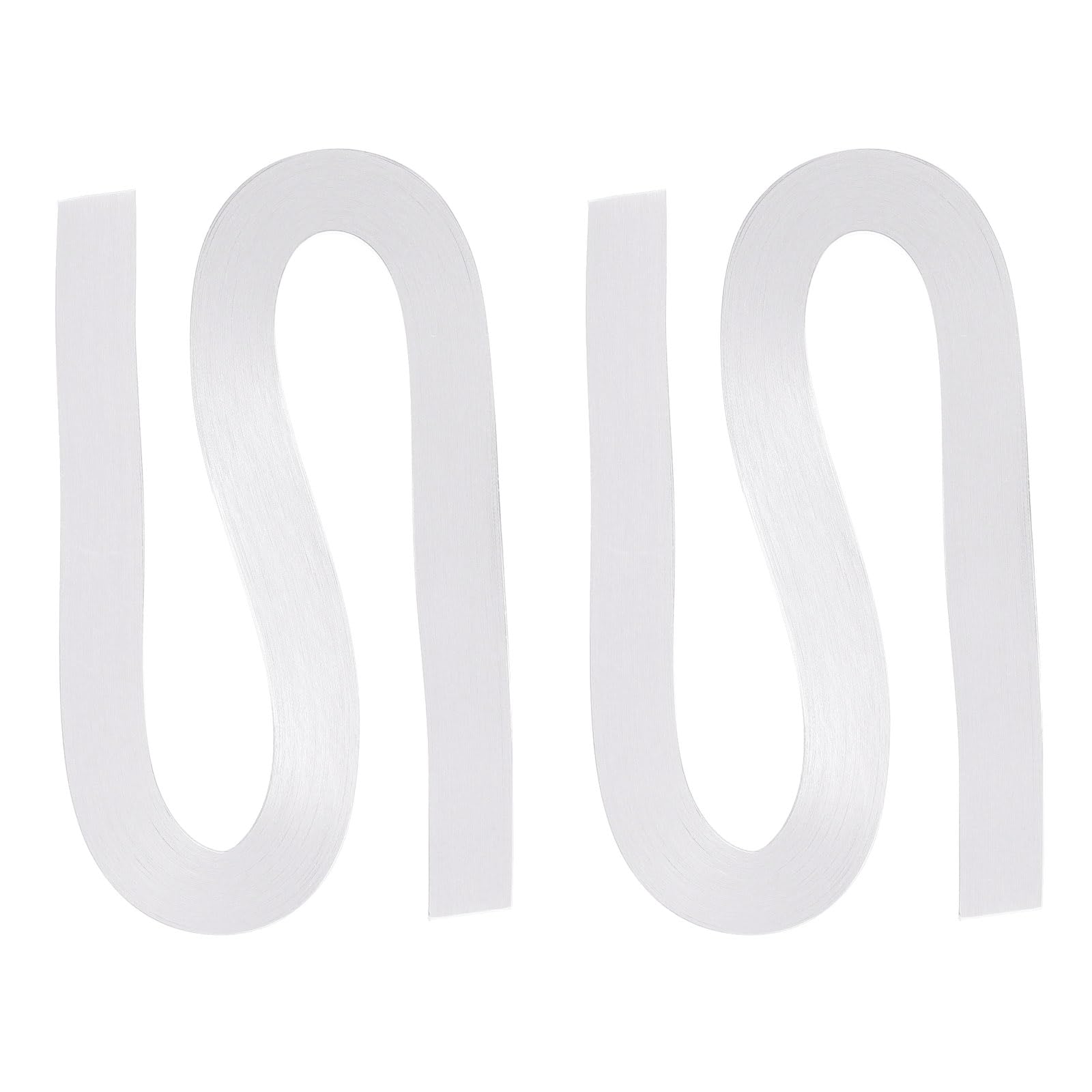 PATIKIL 240pcs Quilling Strips Paper 3mm(1/8") 54cm Origami Paper Quilling Strip for Art DIY Hand Craft Christmas, White