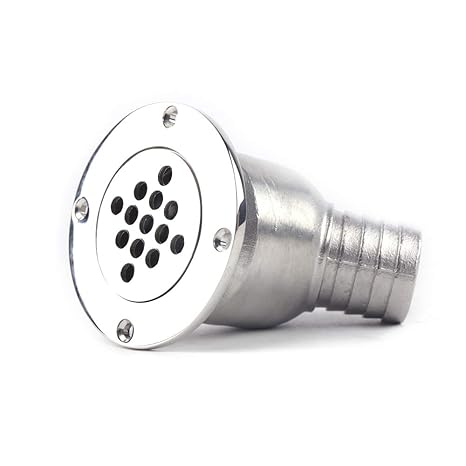 Boat Deck Drain Scupper Marine Stainless Steel Floor Drain For