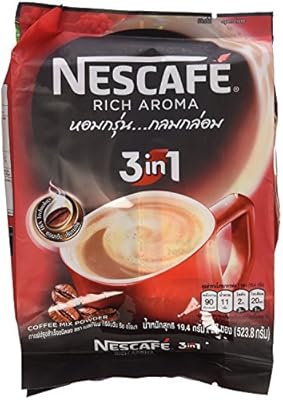 Nescafa C Nescafe Rich Aroma Instant Coffee 3 In 1 27 Packets 27x19 4g Amazon Sg Grocery Gourmet Food