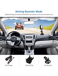 Cámara de cuerpo HEYCAM 1080P HD Portátil Cámara de Policía desgastada Soporta 128G Tarjeta SD   Cámara portátil con visión nocturna IR y gran angular de 170 grados para grabadora de cumplimiento de la ley   Mini Cámara de salpicadero para coches