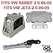 VW RABBIT, JETTA w 2.5 ENGINE TRANSMISSION MOUNT SET KIT 2.5L engines
